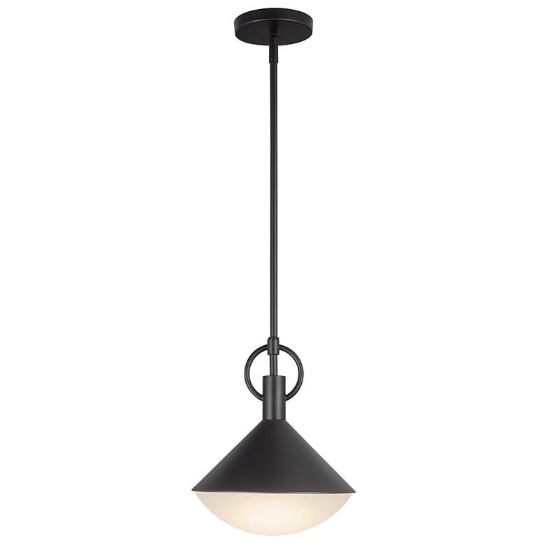 Image 1 Abruzzo 21.5" Wide Black Pendant
