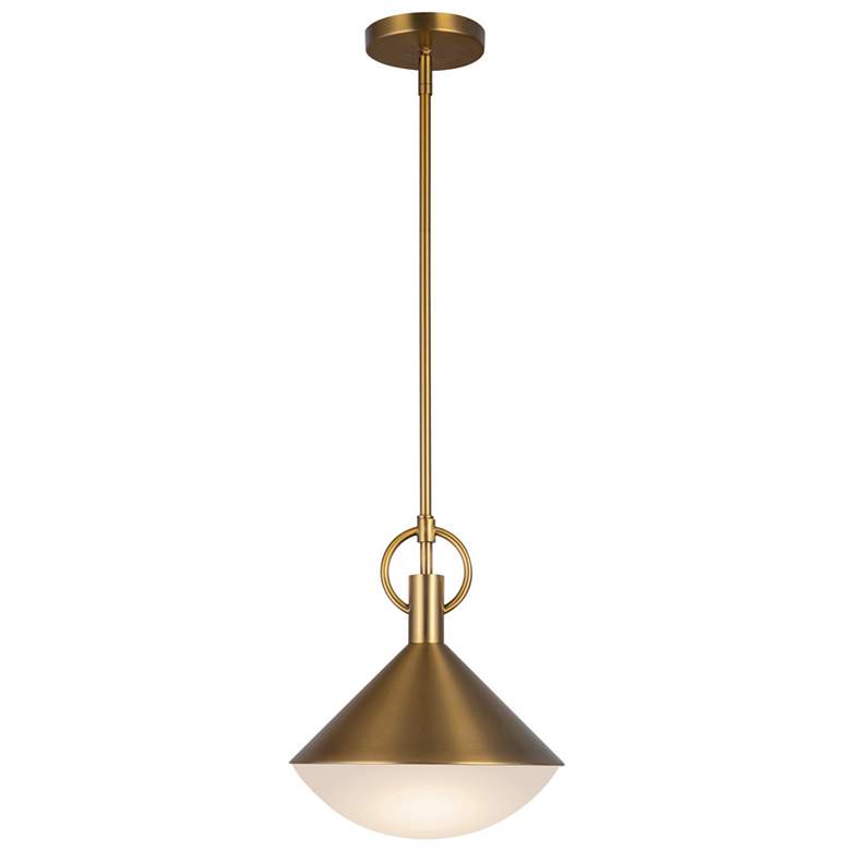 Image 1 Abruzzo 33.5" Wide Brass Pendant