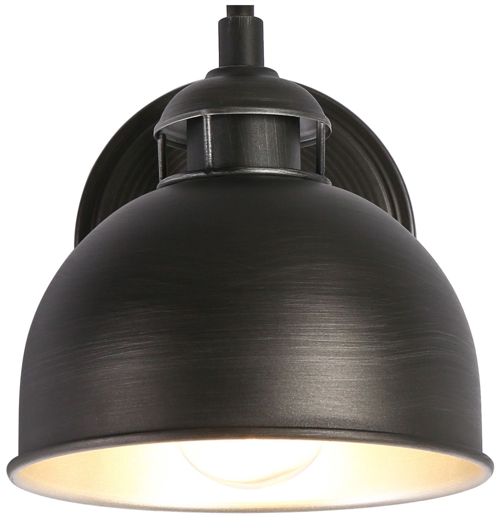 Abspinim 1-Light Industrial Wall Sconce - Made to Order