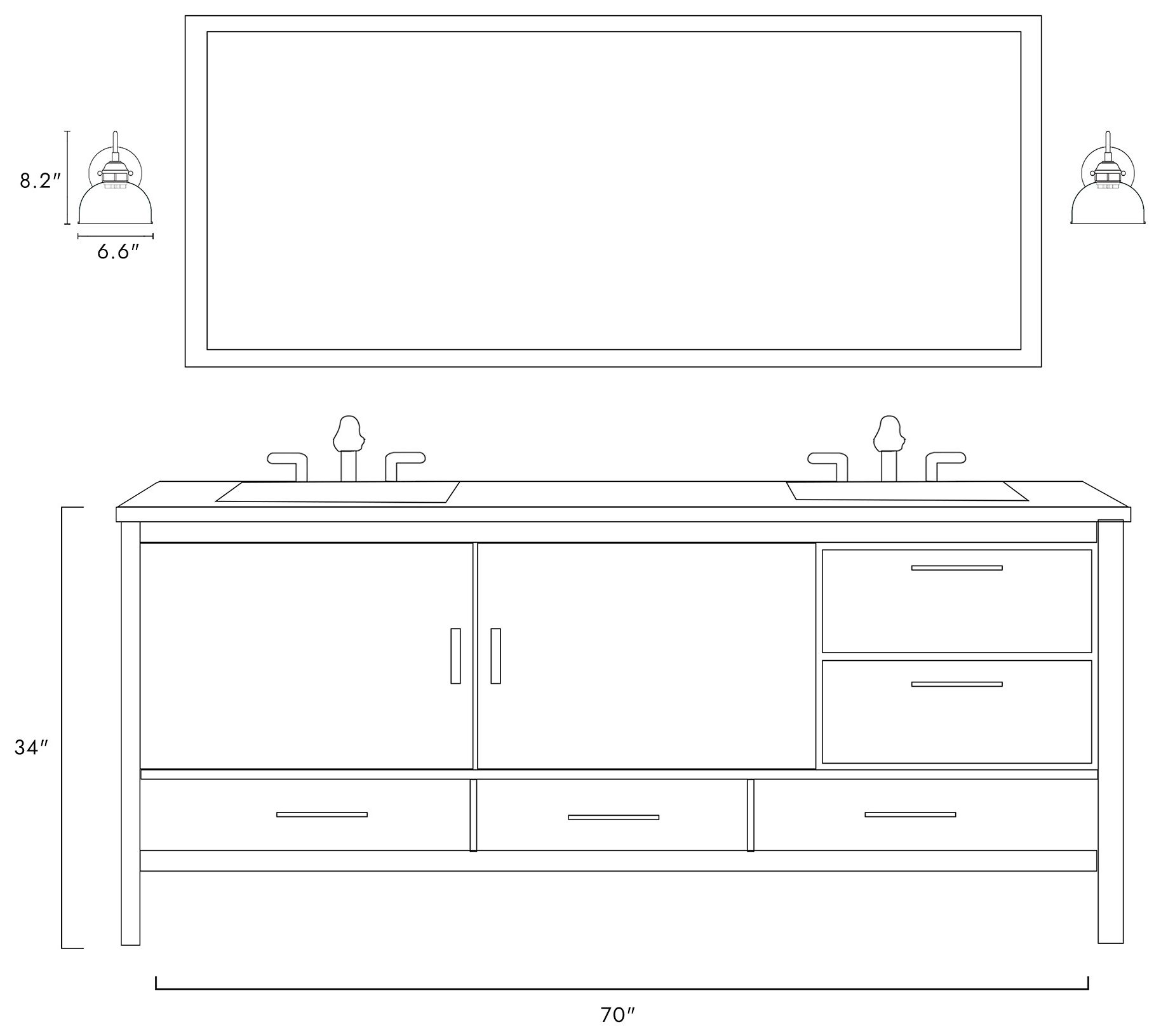 Abspinim 1-Light Industrial Wall Sconce