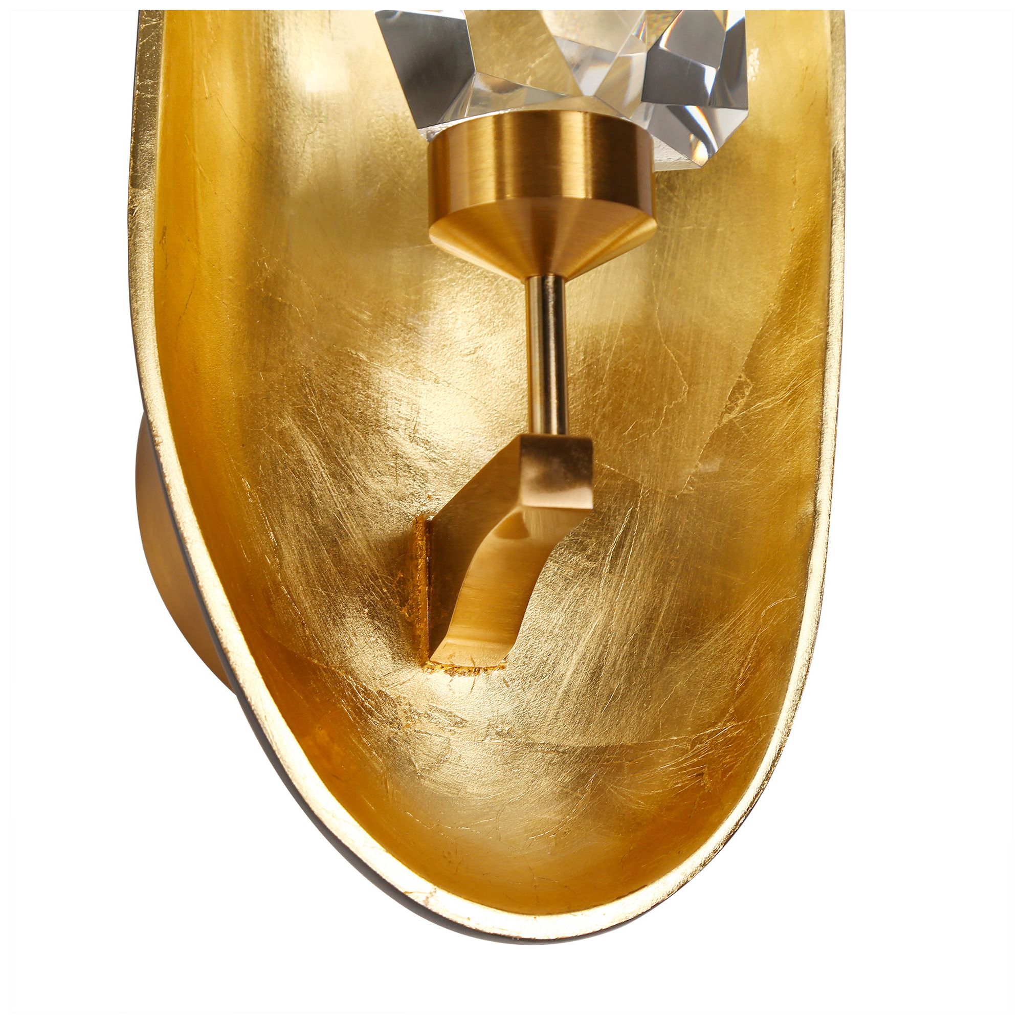Absrond 1-Light LED Crystal Wall Sconce