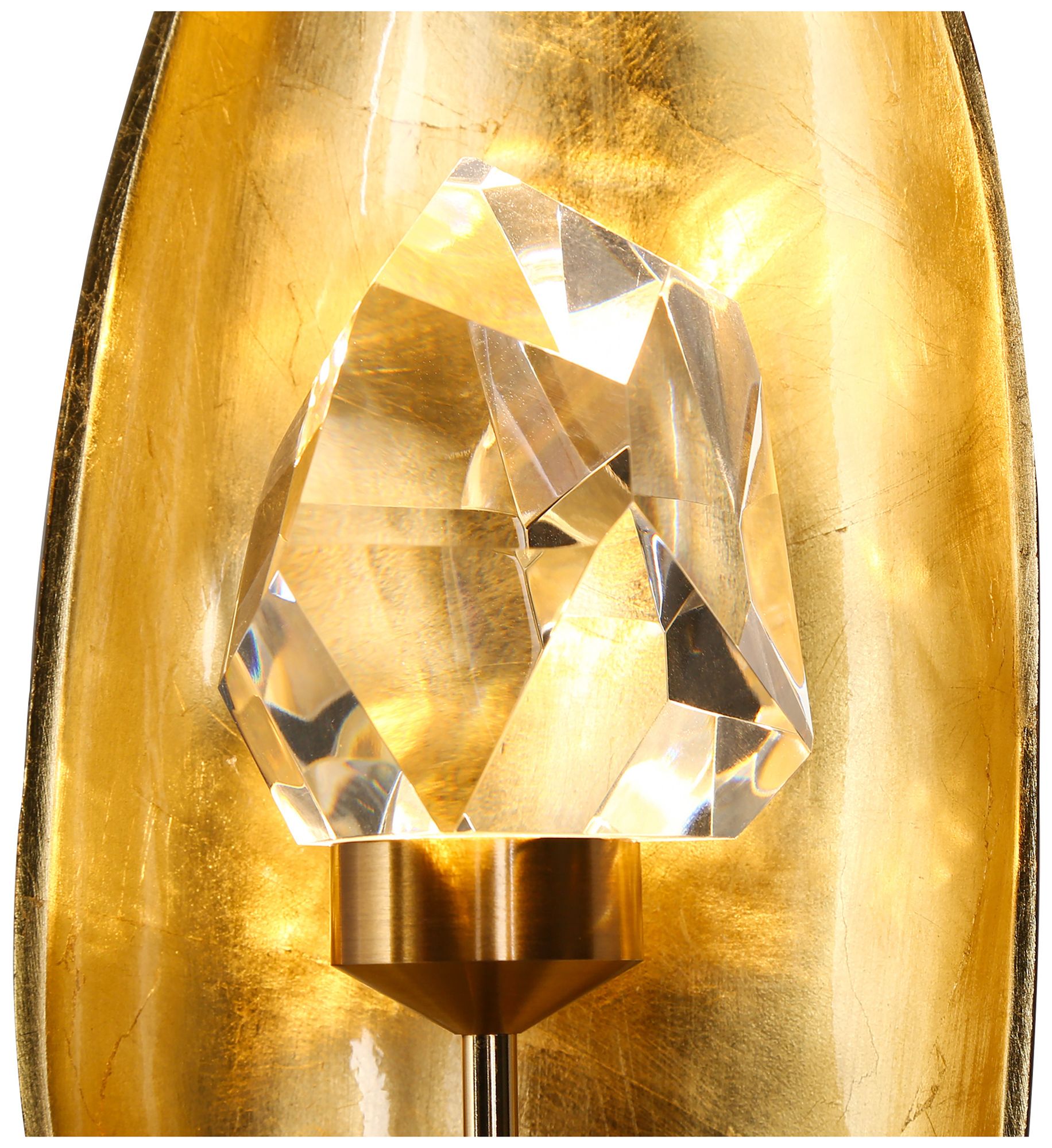 Absrond 1-Light LED Crystal Wall Sconce