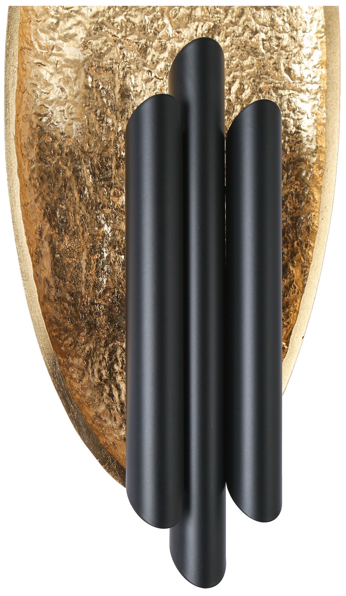 Image 3 Absrond 6-Light Black Gold Resin LED Wall Sconces more views