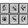 Abstract 14"W x 16"H Framed Art Set of 6