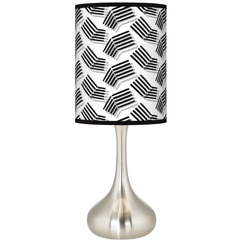 Image 1 Abstract Angles Giclee Droplet Table Lamp