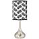 Abstract Angles Giclee Droplet Table Lamp