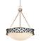 Abstract Angles Lamont Brushed Nickel Pendant Light