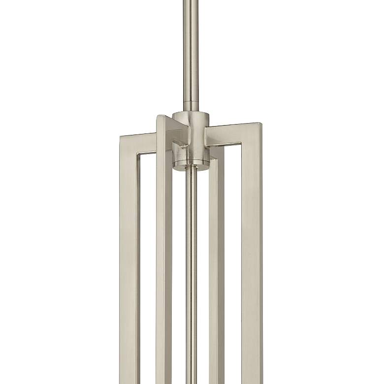 Abstract Carey 24 inch Brushed Nickel 4-Light Chandelier more views