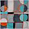 Abstract Circles and Lines II Canvas 20" Square Wall Art