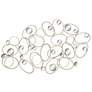 2_Abstract Curl Mirror 60" Wide Metal Wall Art