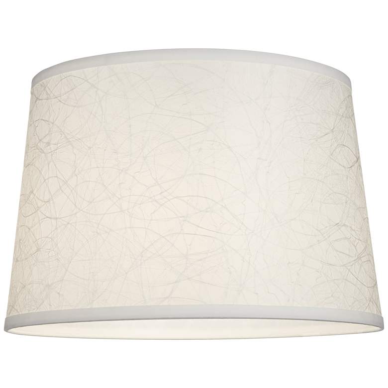 Image 3 Abstract Fibril Tapered Drum Lamp Shade 13x15x10 (Spider) more views