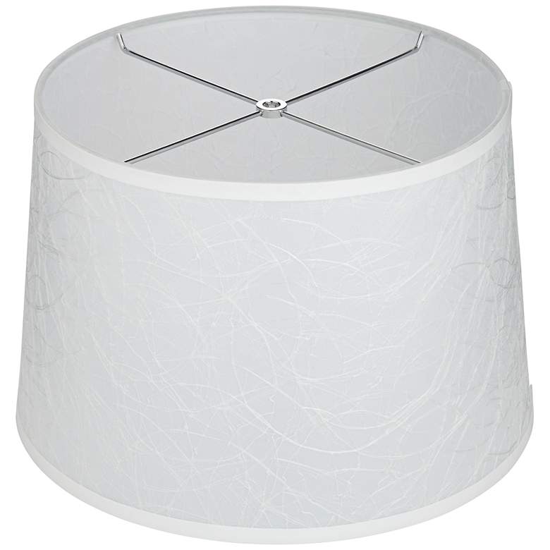 Image 4 Abstract Fibril Tapered Drum Lamp Shade 13x15x10 (Spider) more views