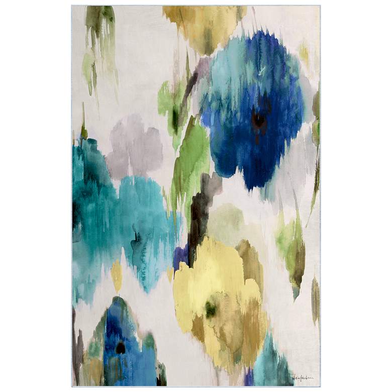Image 1 Abstract Flower I 5'x8'Hand Washable power-loomed Art Area Rug