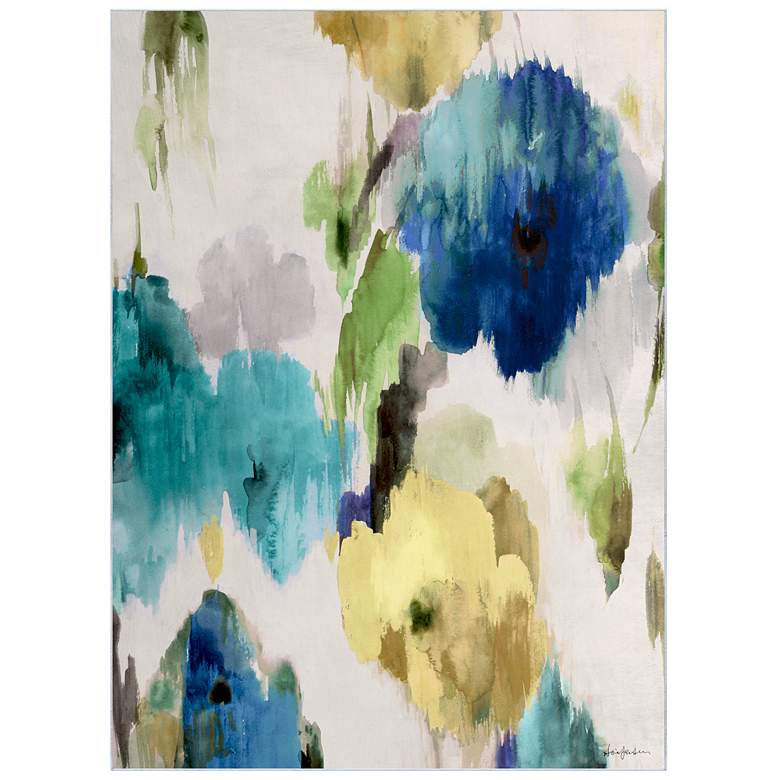Image 1 Abstract Flower I 8'x10'Hand Washable power-loomed Art Area Rug