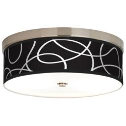 Abstract Giclee Energy Efficient Ceiling Light