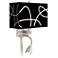 Abstract Giclee LED Reading Light Plug-In Sconce