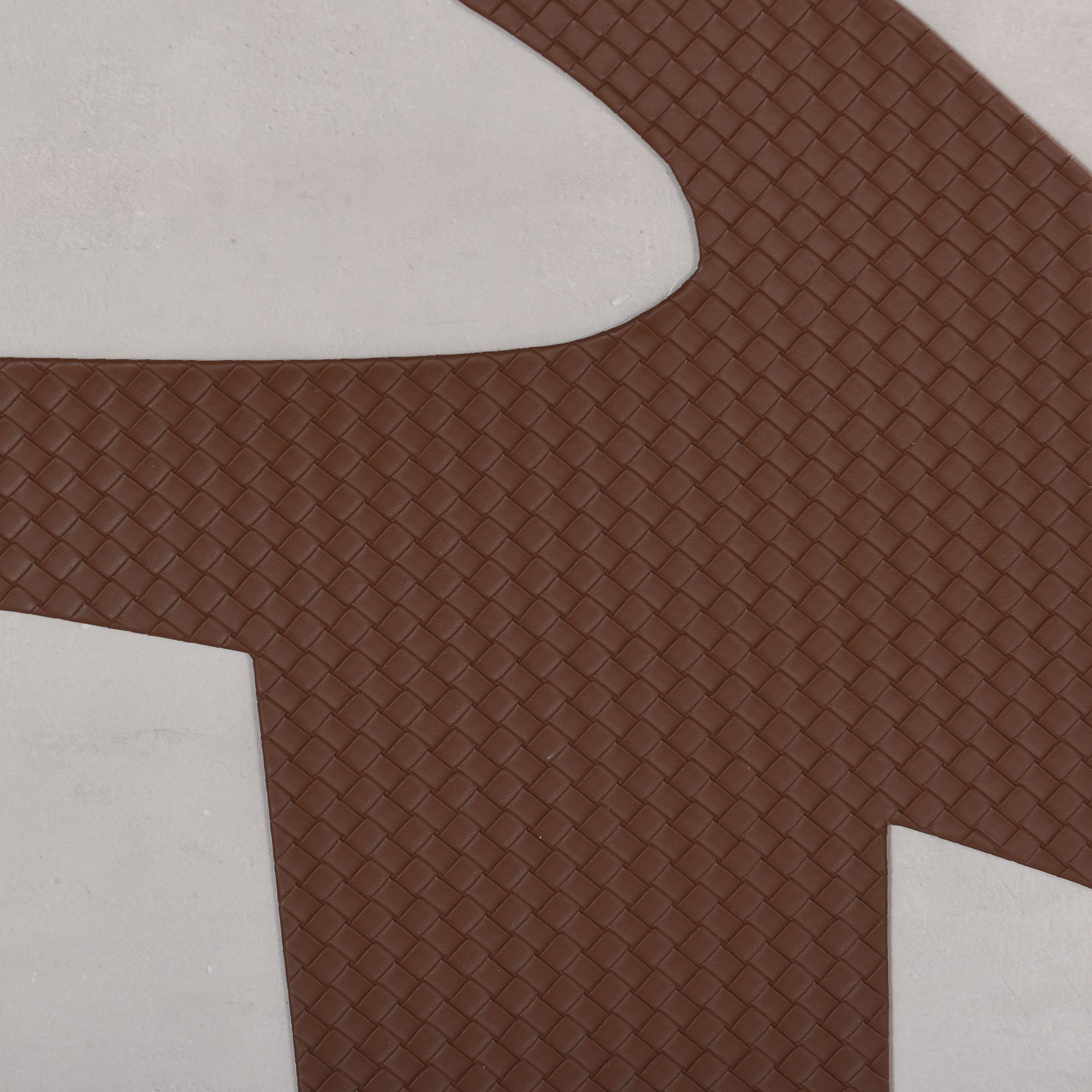 Image 5 Abstract Leather I 22.9"W x 28.87"H Die Cut Leather On Canvas Wal more views