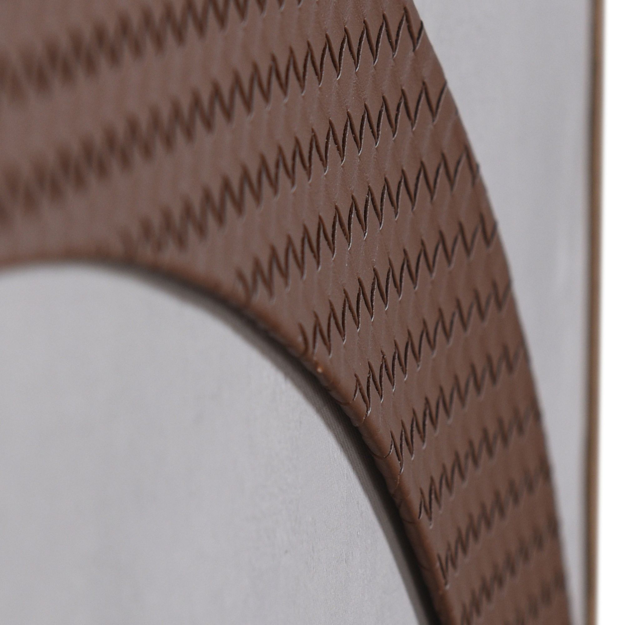 Image 6 Abstract Leather I 22.9"W x 28.87"H Die Cut Leather On Canvas Wal more views