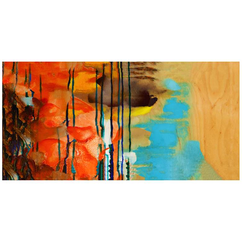 Image 1 Abstract Lines Canvas 20 inch Wide Horizontal Giclee Wall Art