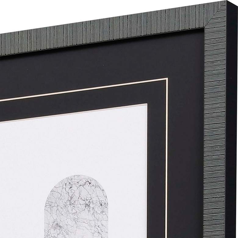 Image 5 Abstract Luxe 26" High 4-Piece Framed Giclee Wall Art Set more views