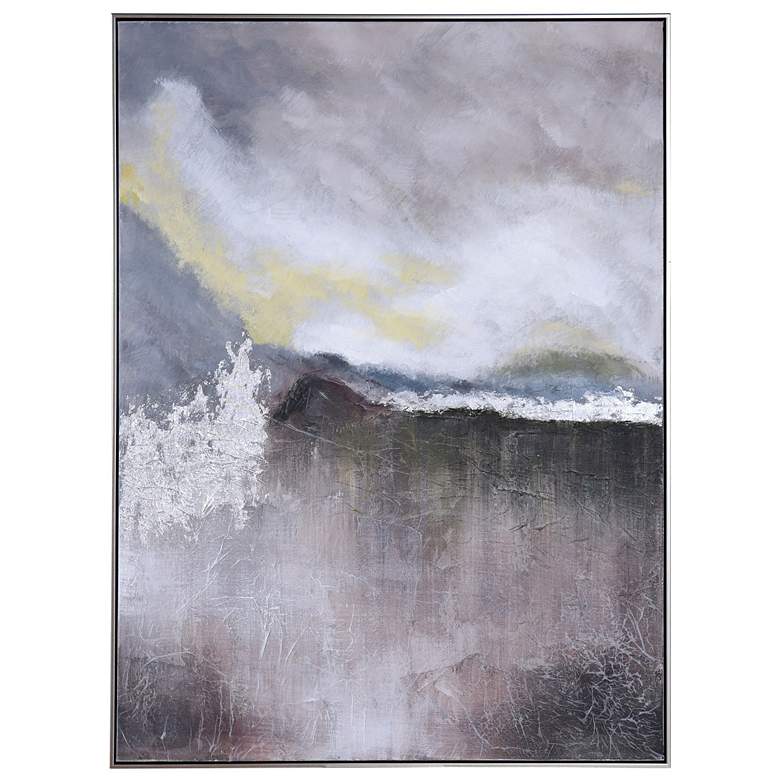 Image 1 Abstract Oil Painting Print On Canvas Framed
