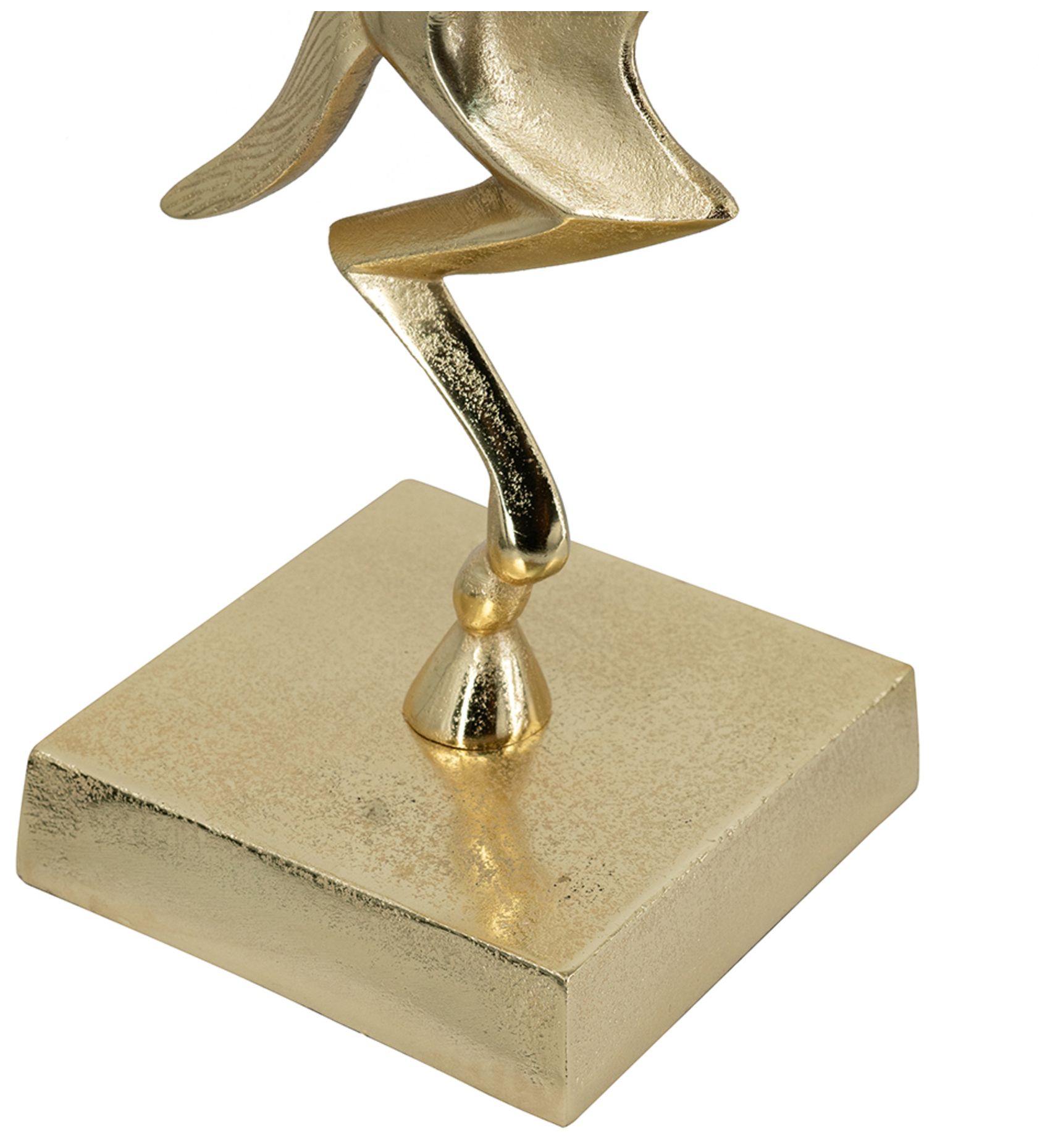 Image 5 Abstract Rearing Horse Sculpture with Metallic Gold Finish - Gold more views