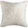 Abstract Silver 20" Square Decorative Pillow