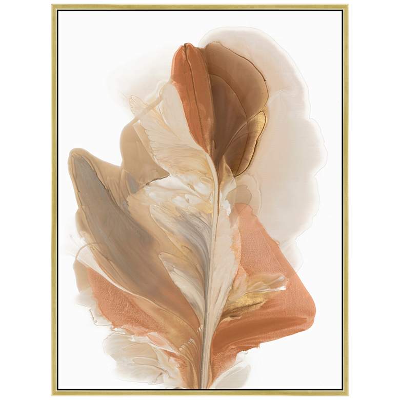 Image 1 Abstract Tonal Botanical 1 30 In.by 40 In. Framed Art