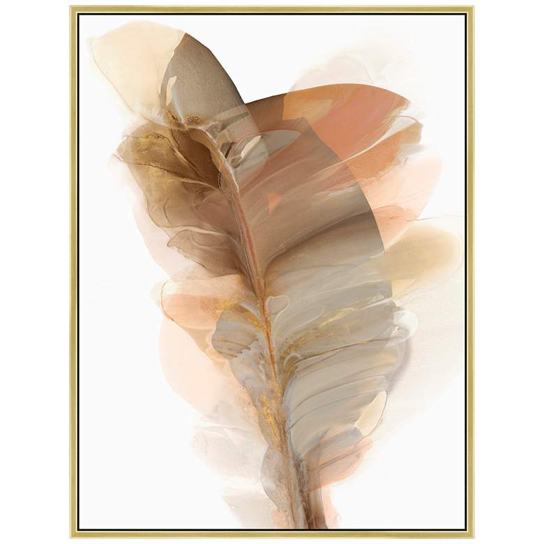 Image 1 Abstract Tonal Botanical 2 30 In. by 40 In.  Framed Art