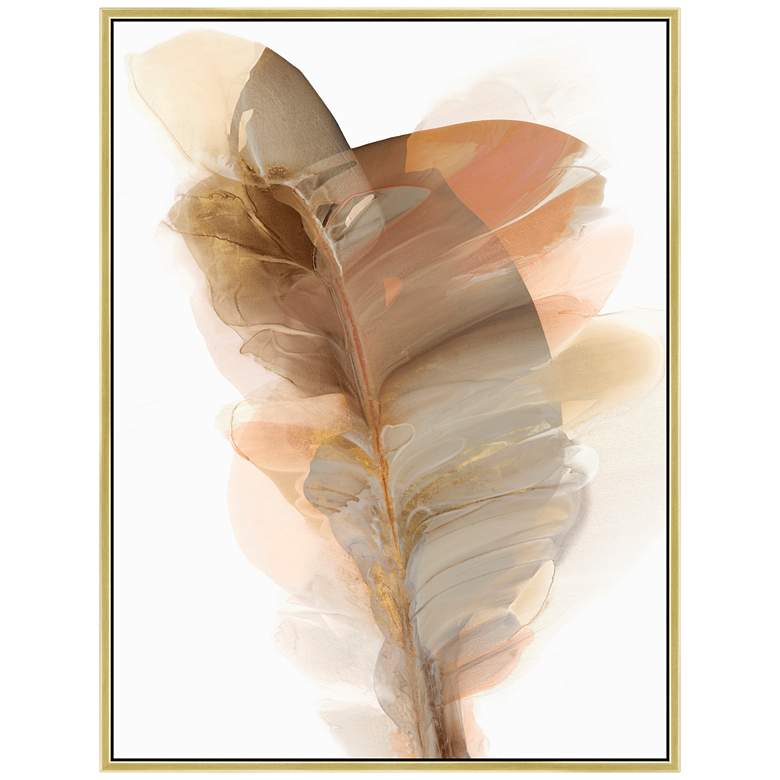 Image 1 Abstract Tonal Botanical 2 30 In. by 40 In. Framed Art