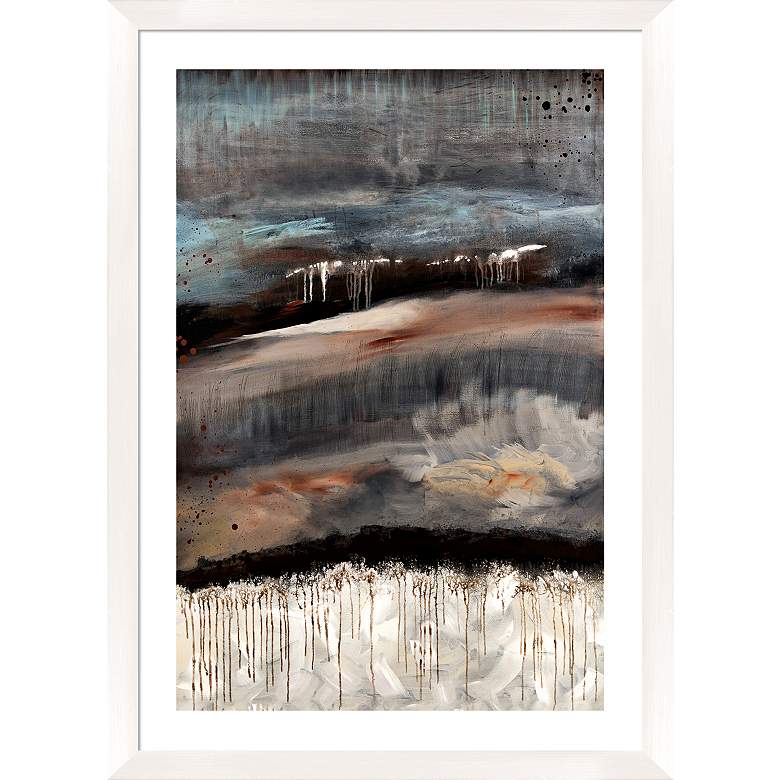 Image 1 Abstraction 36 1/2 inch High Framed Giclee Wall Art