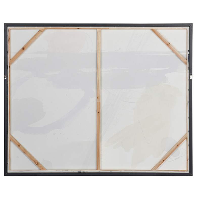 Image 4 Abstraction 50.2"W x 40.4"H Silver and Black Frame Printed Wall A more views