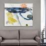 7_Abstraction 50.2"W x 40.4"H Silver and Black Frame Printed Wall A more views