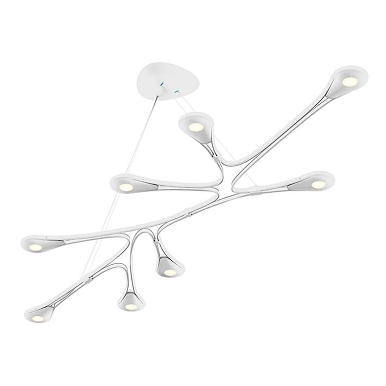 Image 1 Abstraction Linear LED Pendant - Satin White