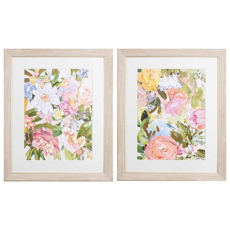 Image 1 Abundance Plethera 19"W x 23"H Framed Art Set of 2