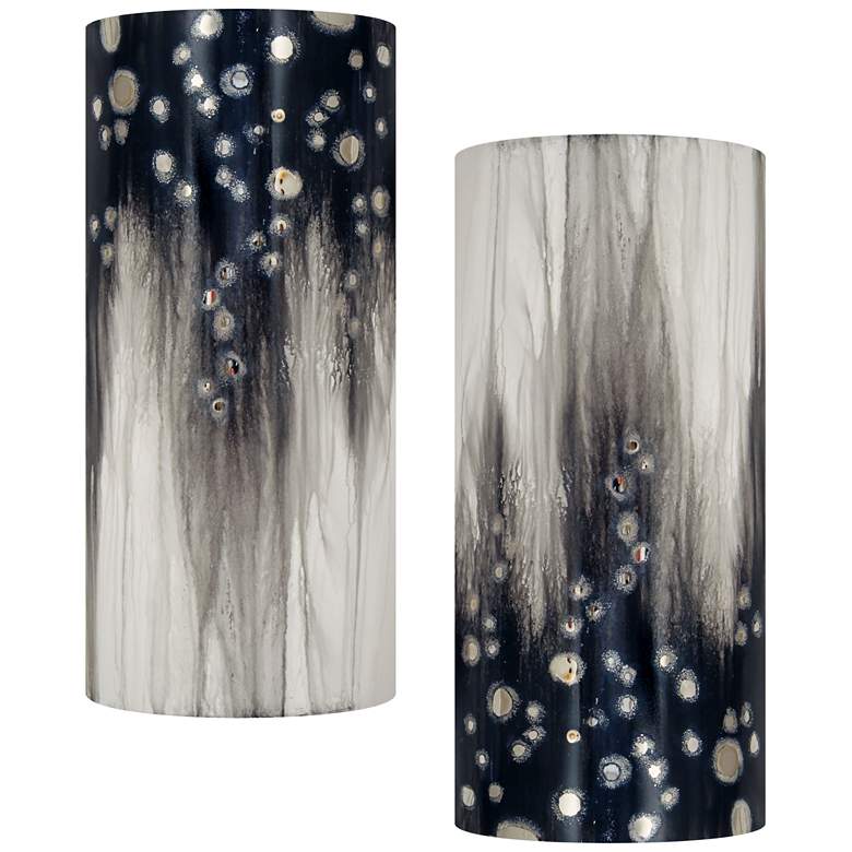 Image 2 Abyss 30 inch High 2-Piece Metal Wall Art Set