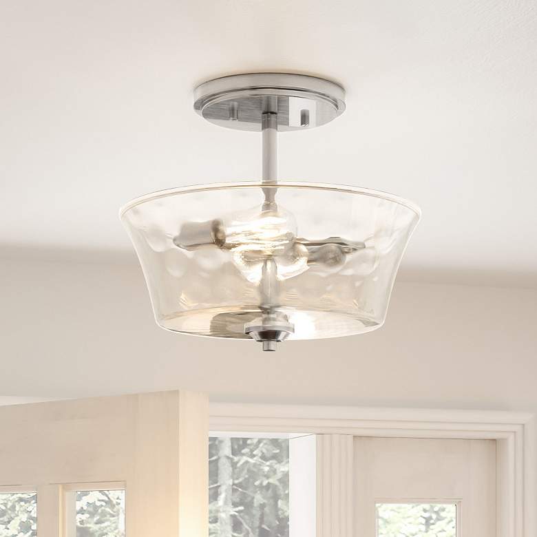 Image 1 Acacia 2-Lt BN Semi-Flush Mount