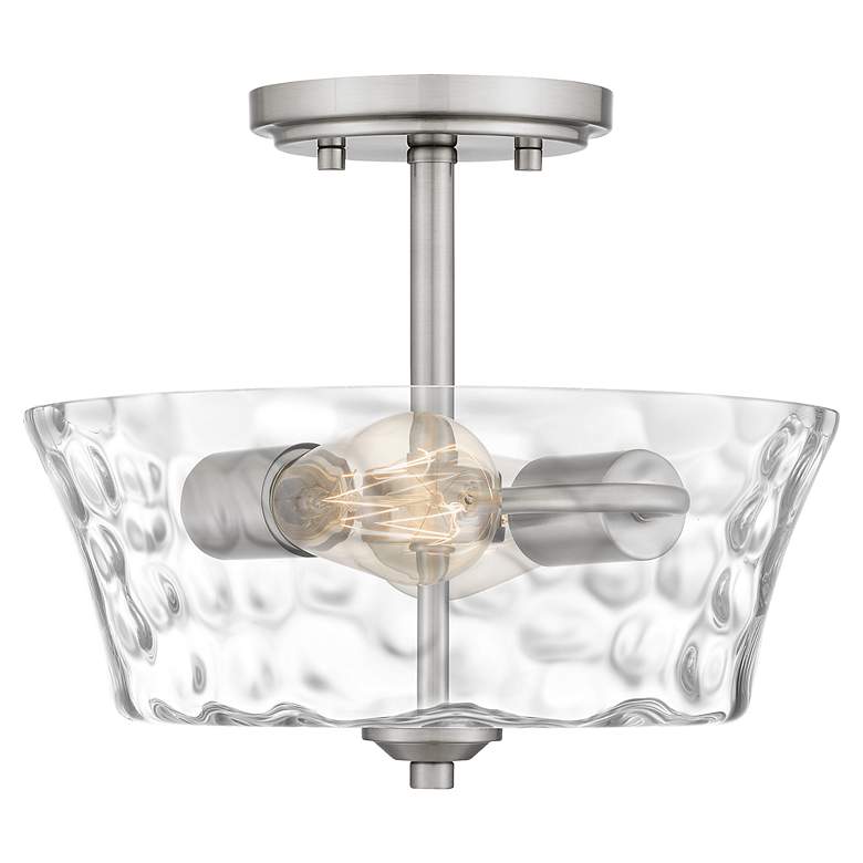 Image 3 Acacia 2-Lt BN Semi-Flush Mount more views