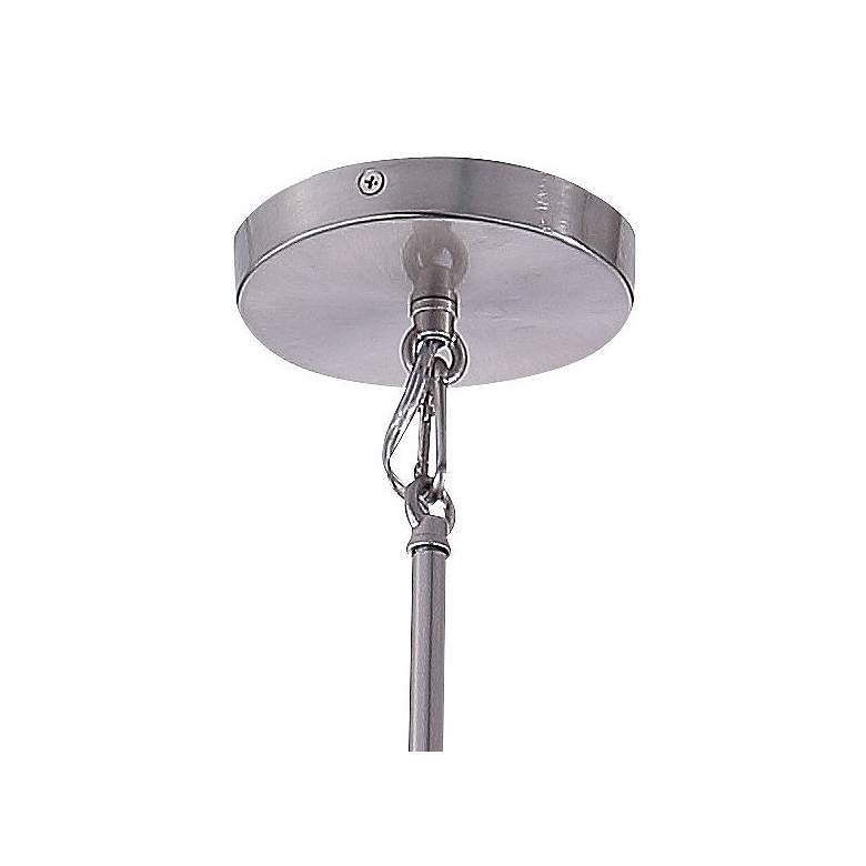 Image 5 Acacia 30" Wide Brushed Nickel 6-Light Chandelier more views