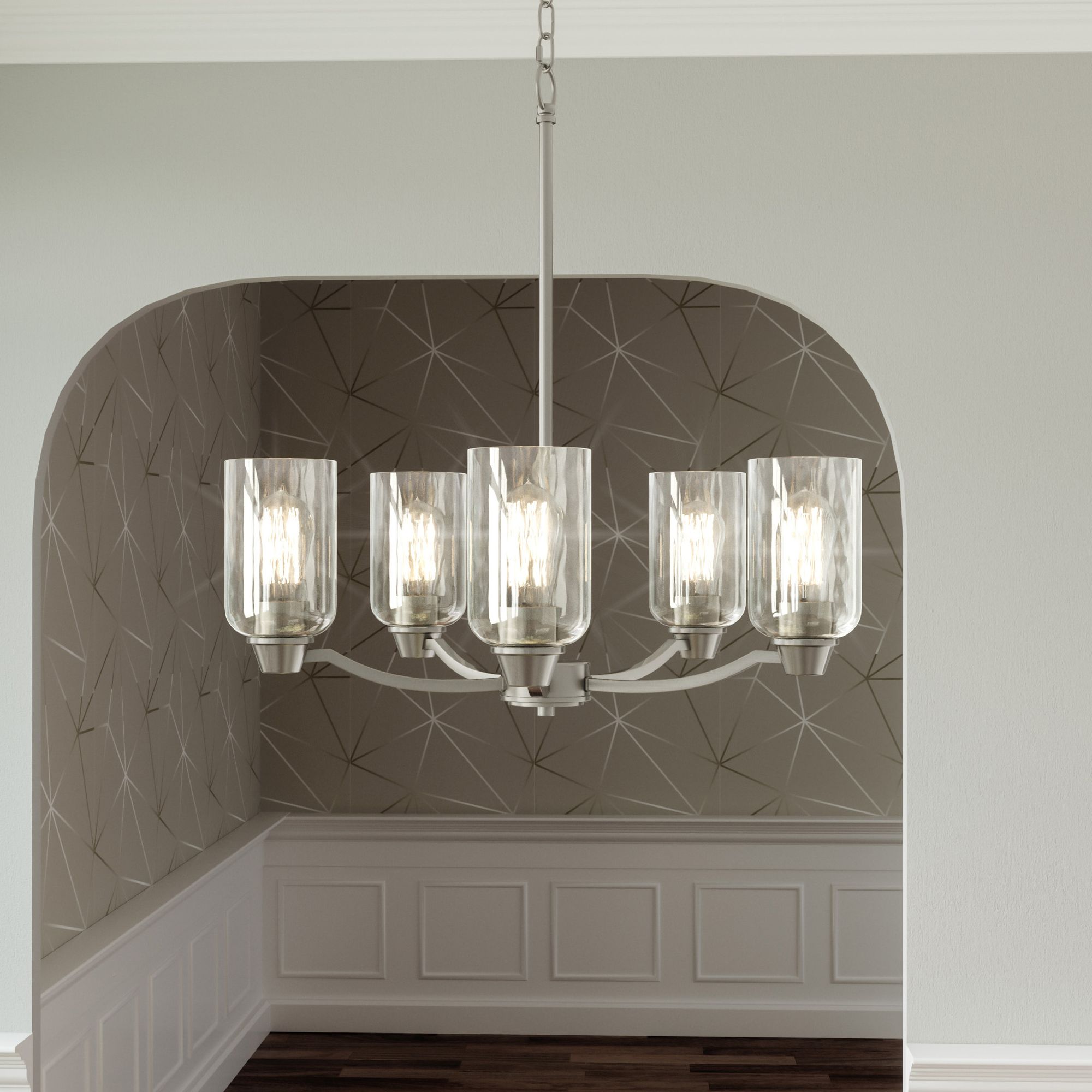 Image Acacia 5-Lt BN Chandelier