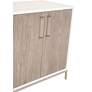 Acacia 71 1/4" Wide Natural Gray Wood 2-Cabinet TV and Media Sideboard
