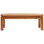 6_Acacia Wood and Jute Bench, Natural more views