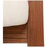 5_Acacia Wood & Boucle Counter Height Bar Chair more views