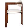 5_Acacia Wood Dining Chair with Boucle more views