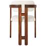 7_Acacia Wood Dining Chair with Boucle more views