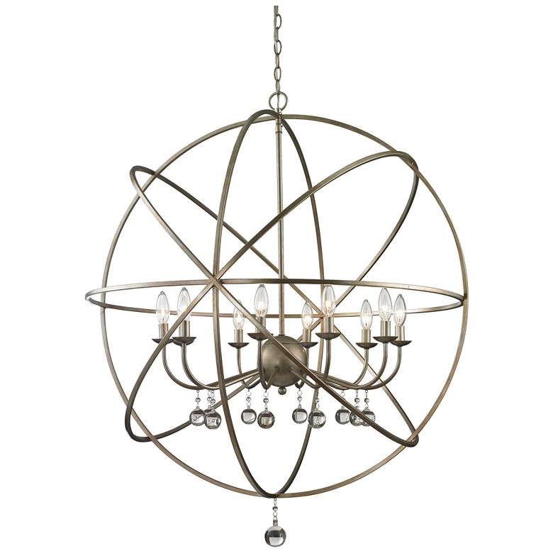 Image 1 Acadia by Z-Lite Antique Silver 10 Light Chandelier