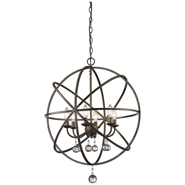 Image 1 Acadia by Z-Lite Golden Bronze 6 Light Chandelier