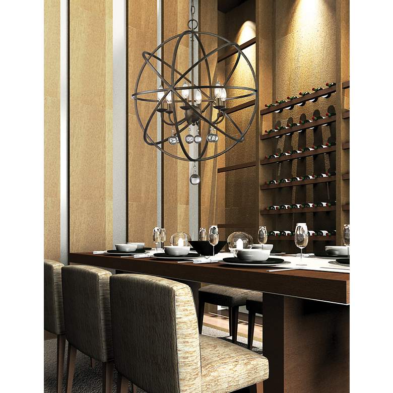 Image 2 Acadia by Z-Lite Golden Bronze 6 Light Chandelier more views
