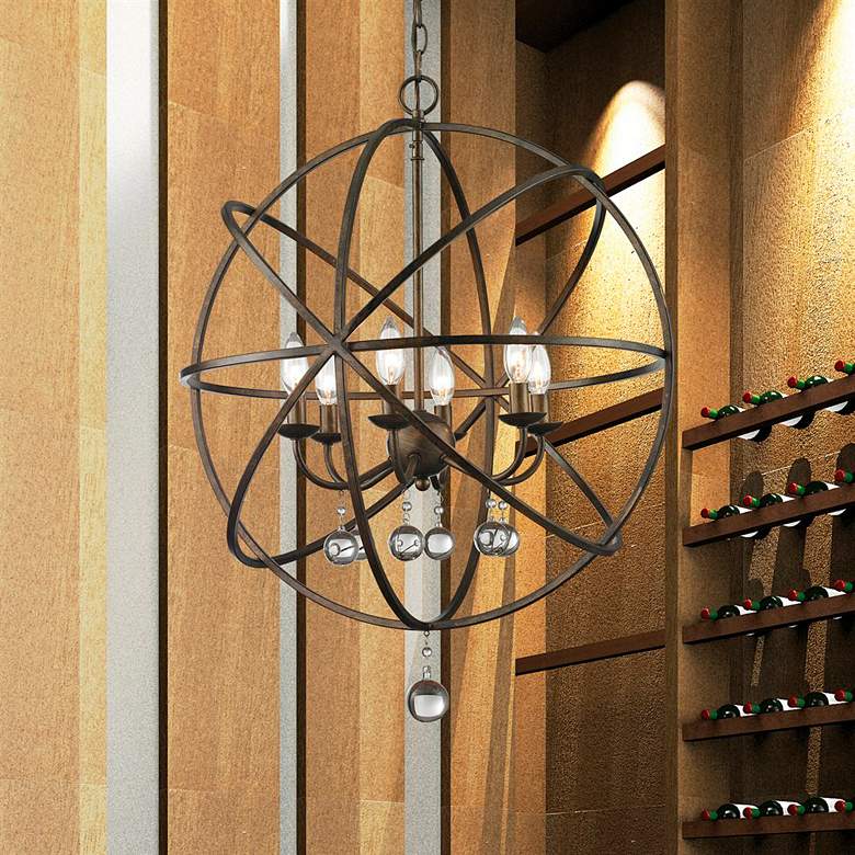 Image 3 Acadia by Z-Lite Golden Bronze 6 Light Chandelier more views