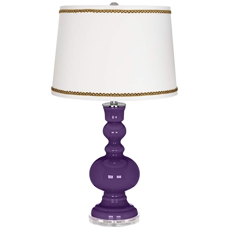 Image 1 Acai Apothecary Table Lamp with Twist Scroll Trim
